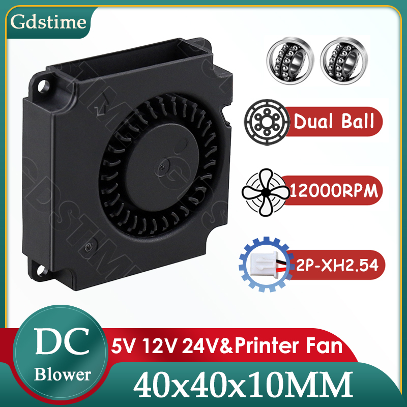Hotend Assembly - Gdstime 4010 Fan 24V 12V 5V