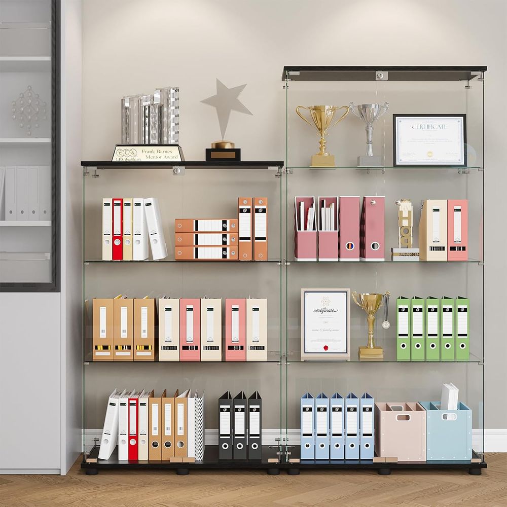 Glass Display Cabinet with 4-S - Glass Bed review and price
