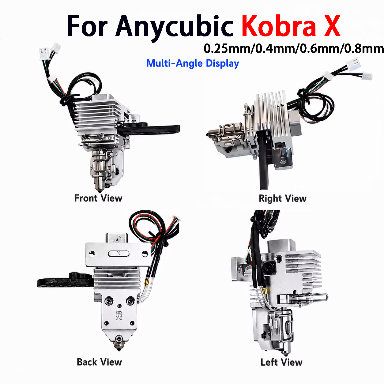 0.25 0.4 0.6 0.8mm Hot End Kit - Hotend Assembly review and price
